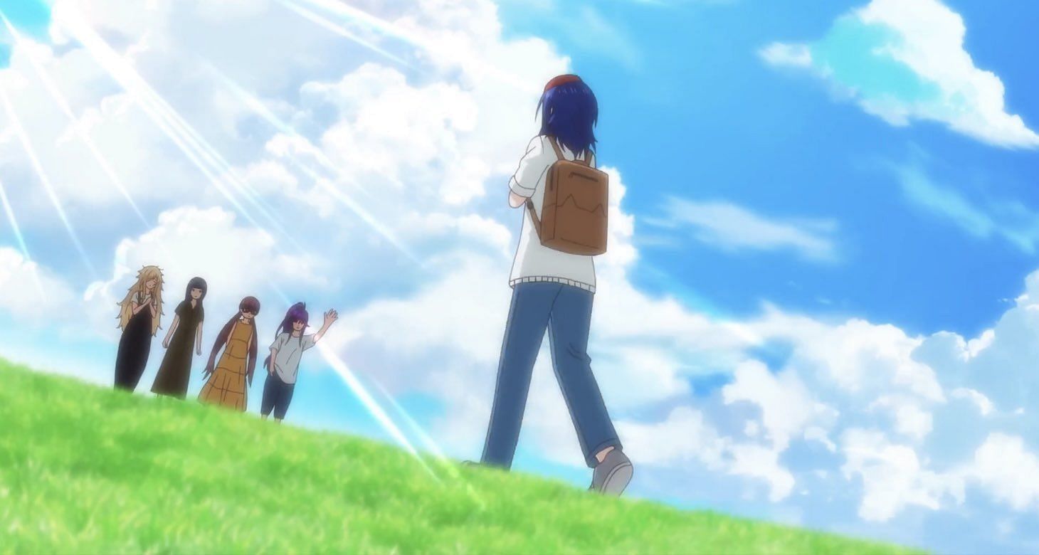 A vision of Chika with her friends (Image via Makaria).
